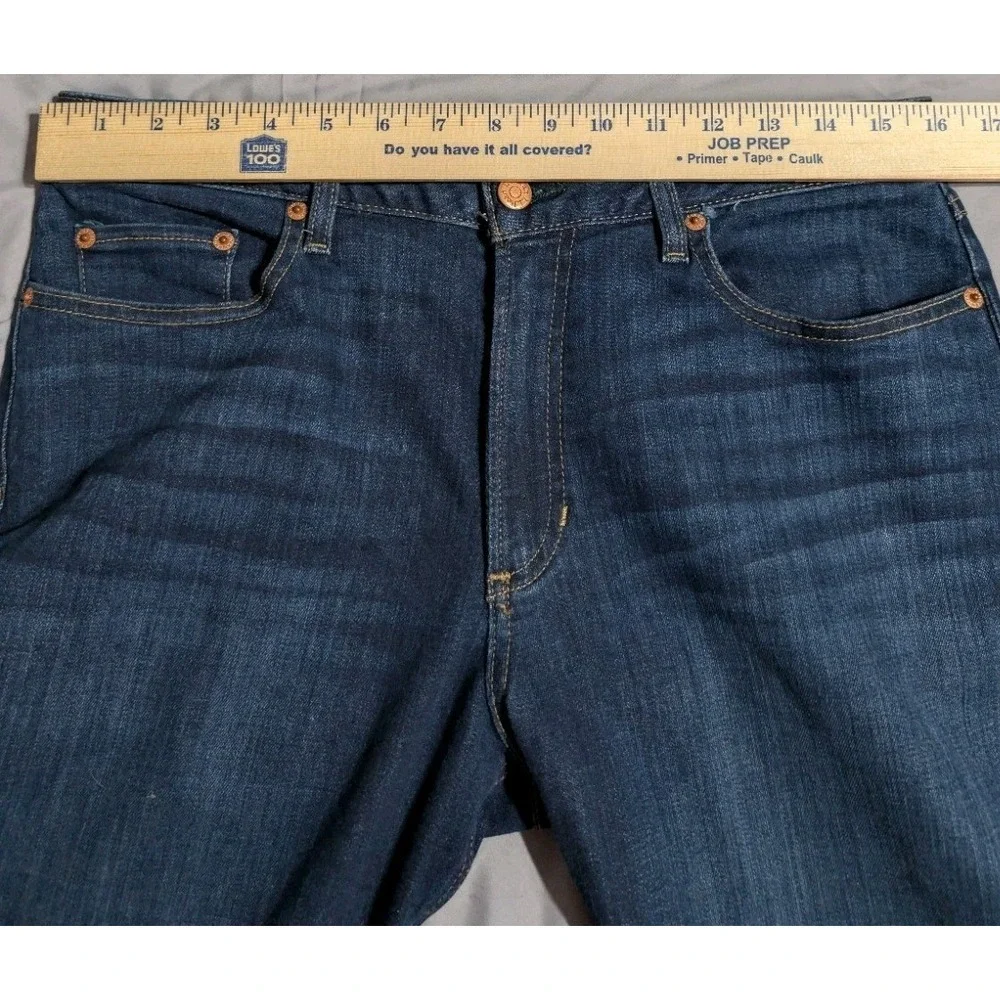 L.L.Bean BeanFlex Bootcut Jeans Womens 12‎ Regular Dark Wash Stretch Denim